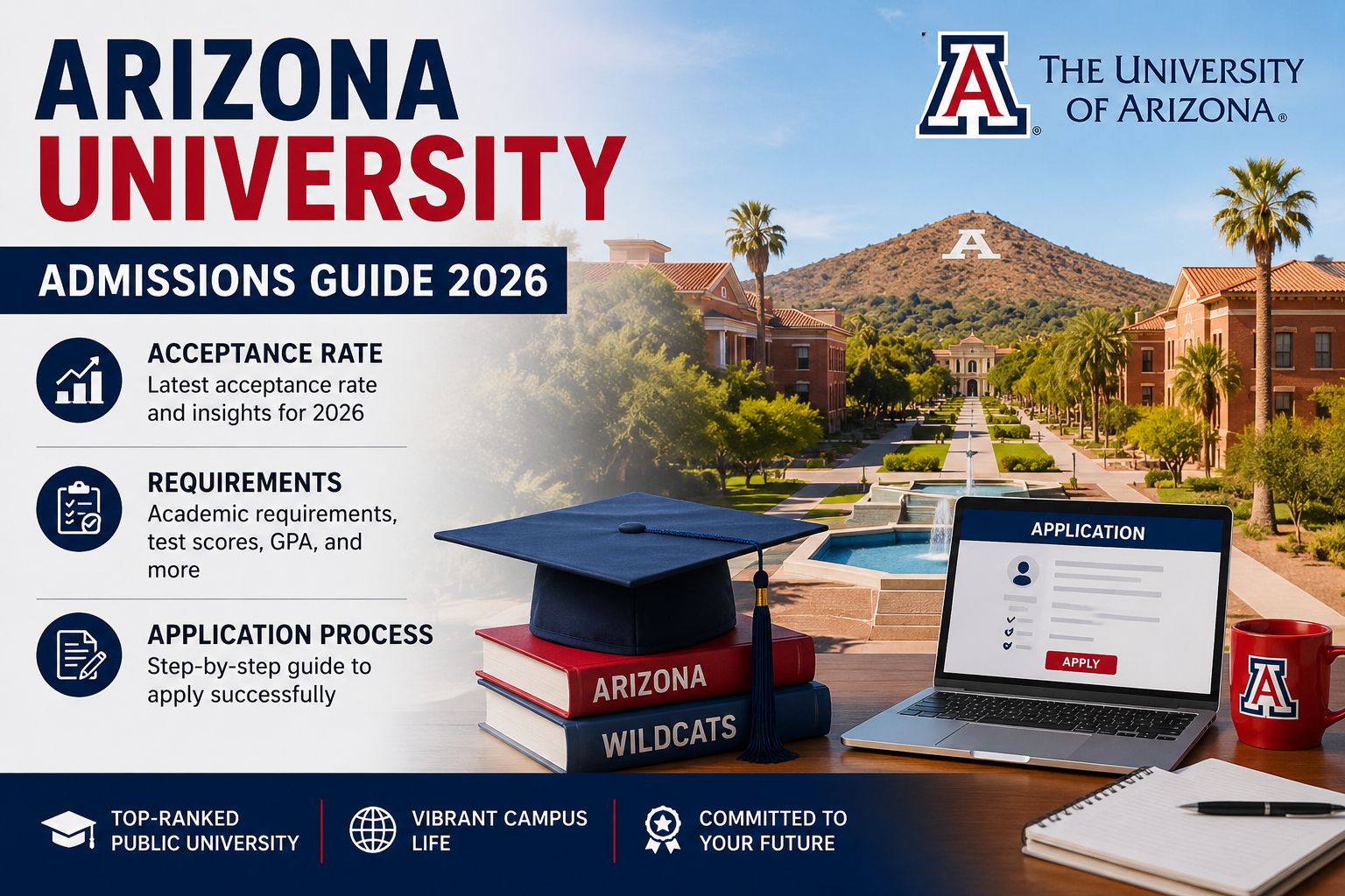 Arizona University Admissions Guide 2026: Acceptance Rate, Requirements and Application Process