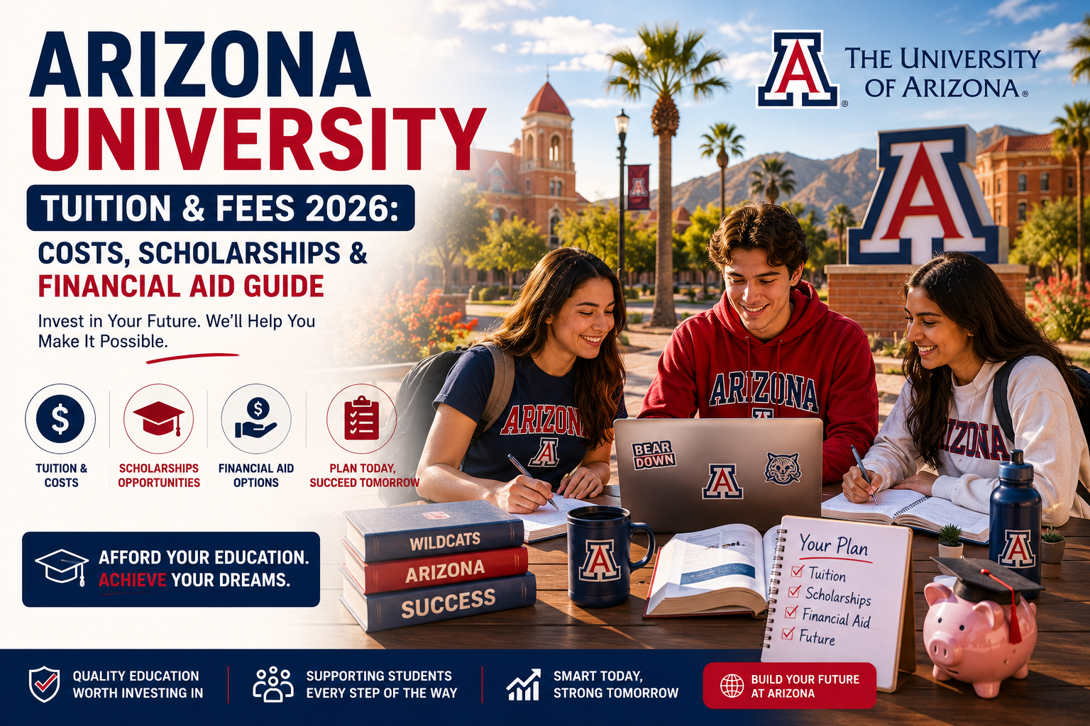 Arizona University Tuition and Fees 2026: Costs, Scholarships and Financial Aid Guide