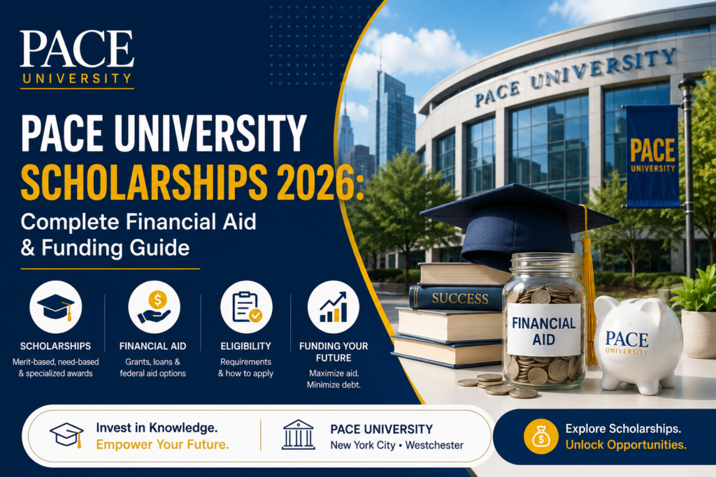 Pace University Scholarships 2026: Complete Financial Aid & Funding Guide