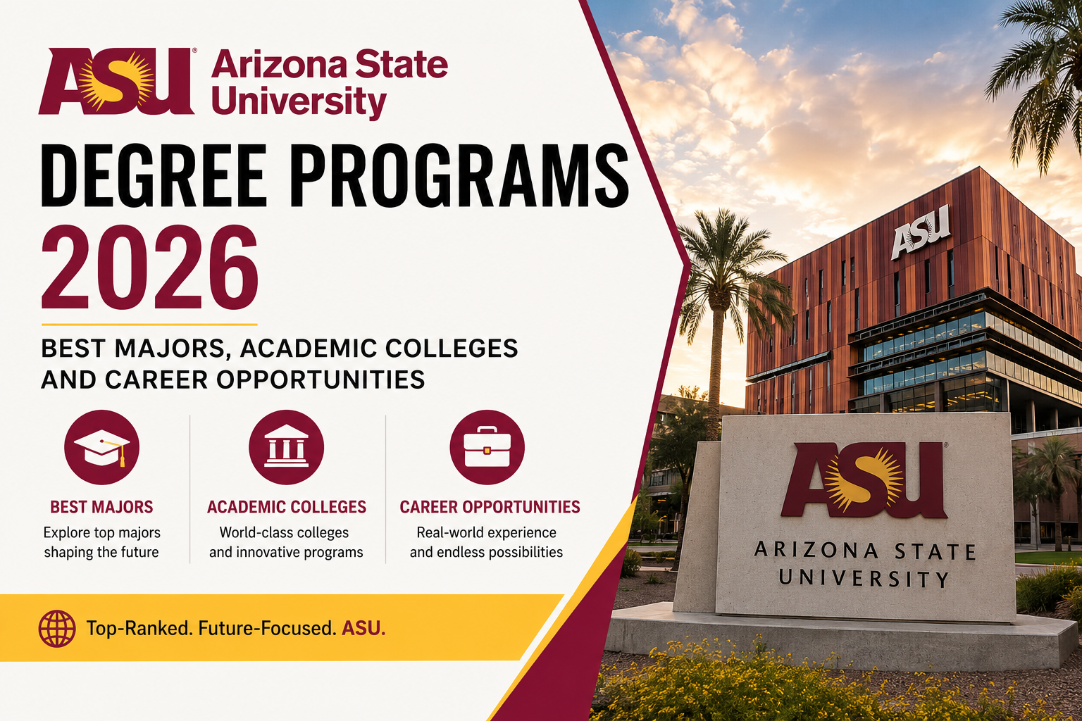 Arizona University Degree Programs 2026: Best Majors, Academic Colleges and Career Opportunities