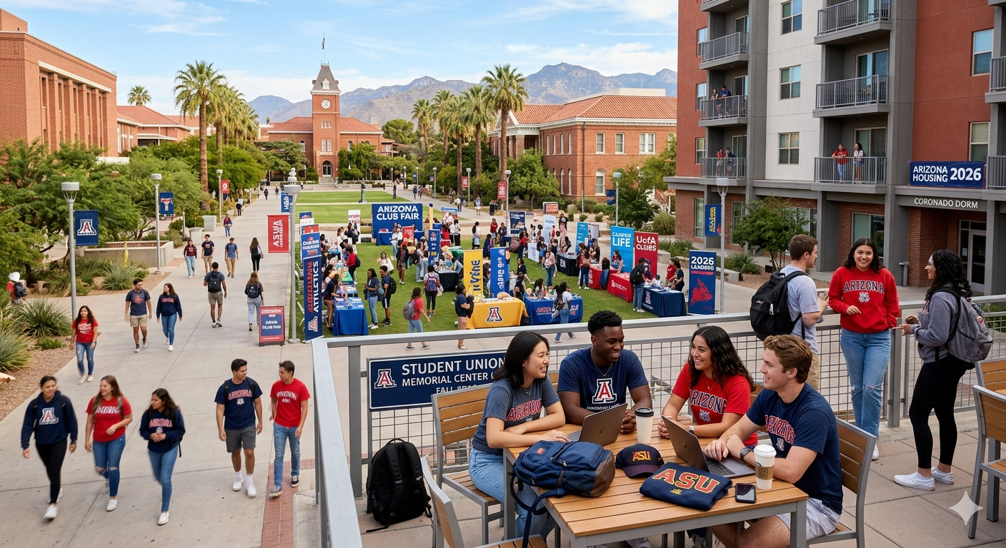Arizona University Student Life 2026: Housing, Campus Culture, Clubs and Student Experience