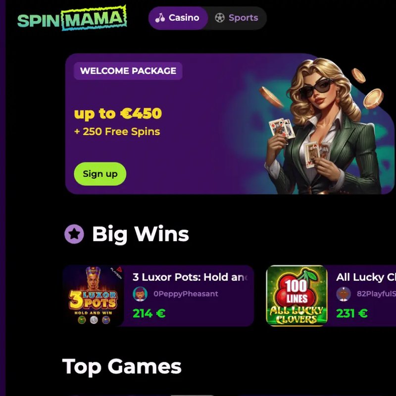 Unlock Spinmama Bonus and Play with Confidence - overview